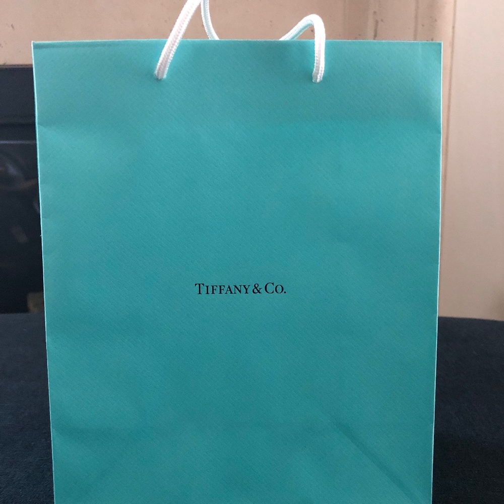 Tiffany & Co. Blue and White Bag
